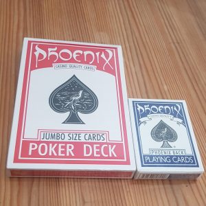 Baraja Invisible Jumbo - Phoenix roja