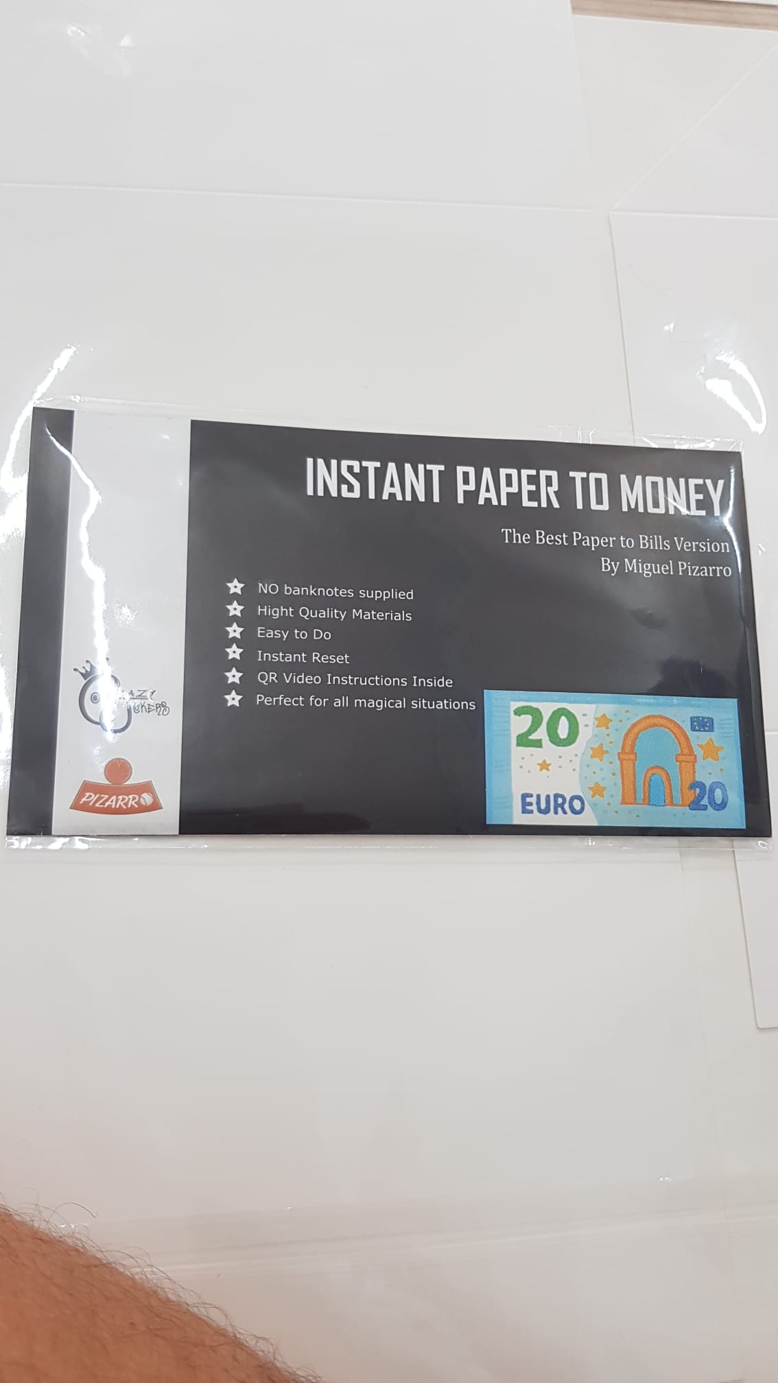 INSTANT PAPER to MONEY (20€ Kids Edition) By Miguel Pizarro